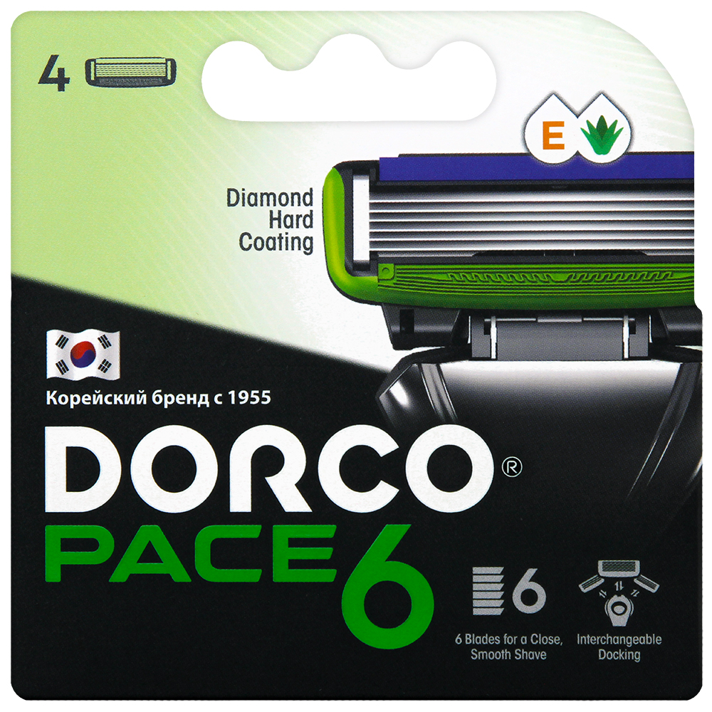 DORCO PACE6 (4 сменные кассеты)