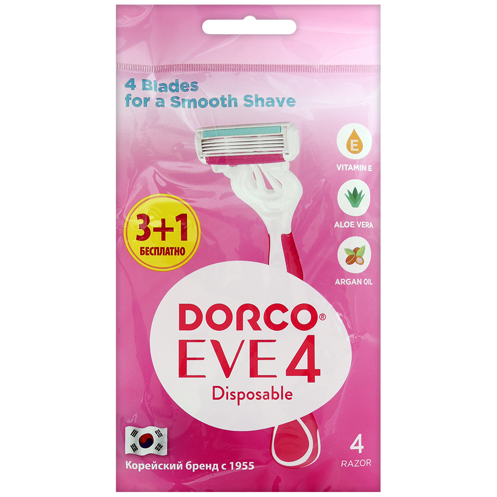DORCO EVE4 (3 станка + 1 бесплатно!)