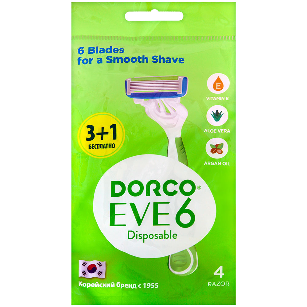 DORCO EVE6 (3 станка + 1 бесплатно!)